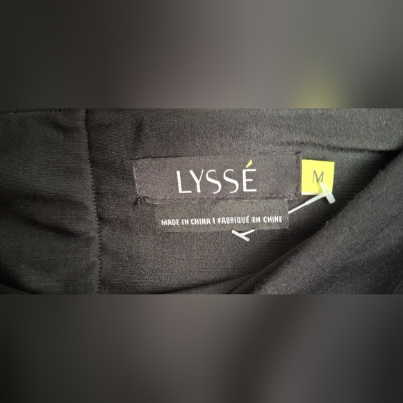 Lyseé NWT strech pants med with white line hi-waist yoga longwear run walk hike - Picture 3 of 9